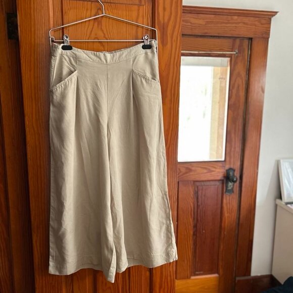 Wide leg lyocel culottes - b.young size 12 - Picture 2 of 8